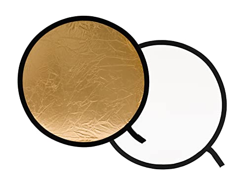 Rundreflektor Gold/Weiß Manfrotto idéal pour sublimer vos séances photo en extérieur