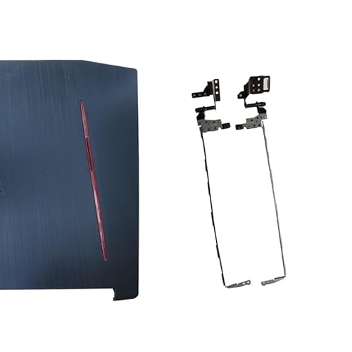 Acer用 Predator用 Helios 300 G3-571 G3-572 G3-573 PH315 PH315-51用 リアリッド トップケース ノートパソコン LCD バックカバー/ヒンジ L&R(Black A and Hinges)