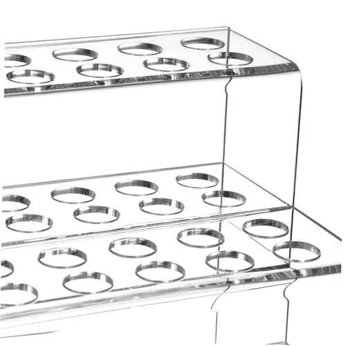 Image of DOITOOL Pen Holder Storage Box Multi-Slot Pencil Display Stand for Desk Organization Durable Acrylic Paint Brush Holder Perfect for Home and Office Use