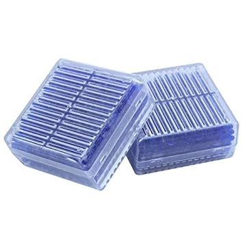 ELECTROPRIME 1X(2pcs Blue Indicating Silica Gel Desiccant Moisture for Absorb Box Reusab P7F9