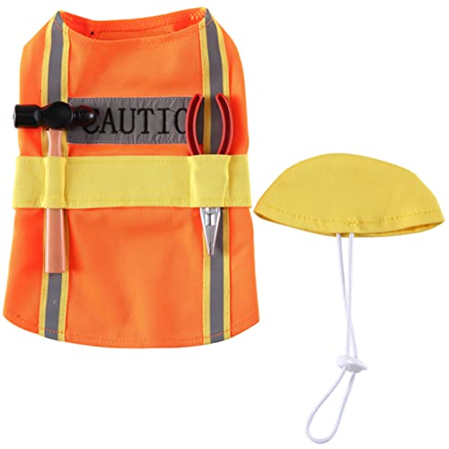 Disfraz para perro Abaodam talla M color naranja