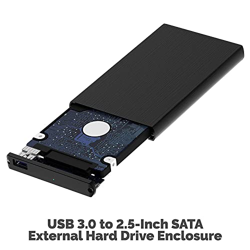 Caja externa USB 3.0 para disco SATA 2.5 pulgadas aluminio miniatura 4
