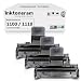 3 Inktoneram® Replacement toner cartridges for Dell 1100 / 1110 1100 1110 Toner Cartridge replacement for Dell 310-6640 310-7660 1110 1100