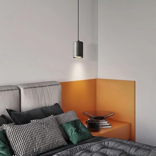 Lámpara de noche de latón minimalista con suspensión LED tricolor 3