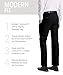 Calvin Klein Men's Modern Fit Dress Pants | Suit Pants for Men | Performance Stretch Fabric, Flat Front, Ready-to-Wear, Multiple Colors | Black 38/32