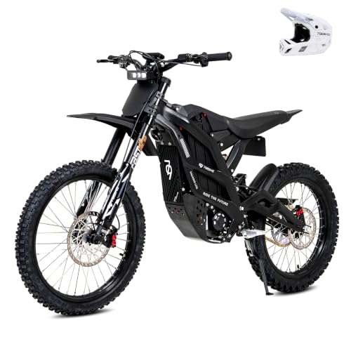 79EMOTOS 79BIKE Electric Dirt Bike for Adults 72V 30Ah Lithium Battery Falcon-LITE Offroad Electric Motorcycle 8000W Peak Power 53MPH High Speed Pit Bike 19/18 Knobby Tires & 3H Hyper Charge