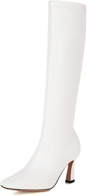 ZAI2 Jockey Boots, Womens, Large Size, Long Boots, High Heels, Long Boots, Side Zipper, Easy to Walk, Thick Heels, Beautiful Legs, Stretch Boots, Casual Shoes, Cushion, No Fatigue, Long Boots, Heat