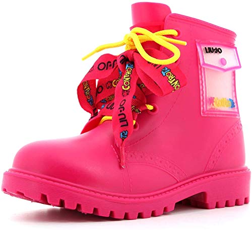 Liu Jo Me Contro Te Anfibio Rainboot 1 in Gomma Bambina Fuxia 26...