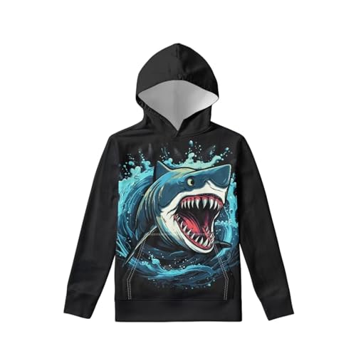 Kids Hoodies Boys, Casual Cute Hoodies for Boys, Fashion Long Sleeve Childrens Full Print Hoodie with Pockets