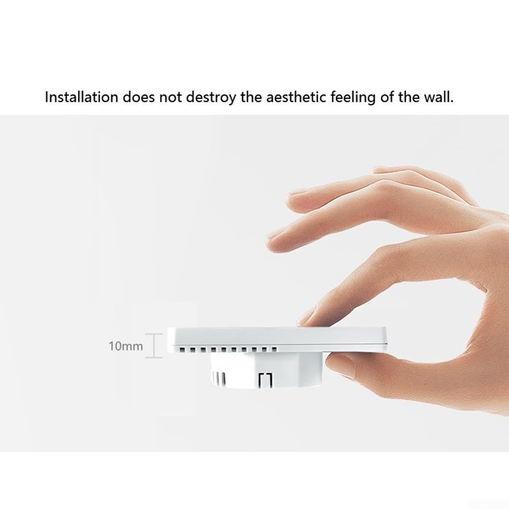 WiFi Smart Thermostat Mit LCD-Anzeige Für Tuya Kompatible Wasser-Fußbodenheizung Und Elektrische Gasheizkessel Gruppensteuerung Energieeffizient Ultradünnes Für Heimkomfort(W Water heating)