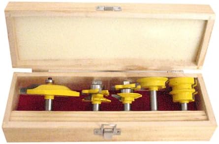 YTRB5P 5-Piece Carbide Panel Router Bit Set