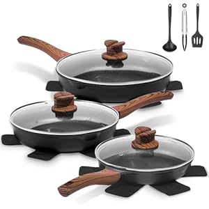 Vinchef Pots and Pans Set Non Stick...