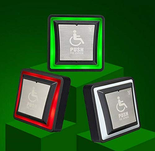 Bouton poussoir handicapé DC12-24V en acier inoxydable très robuste