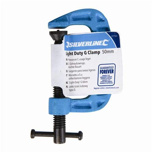 Silverline Tools 277960 - Morsetto a G leggero, 50...