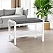 SONGMICS Shoe Rack Bench with Cushion Upholstered Padded Seat, Storage Shelf, Shoe Organizer, Holds Up to 350 lb, Ideal for Entryway Bedroom Living Room Hallway Garage Mud Room Gray and White ULBS65WN