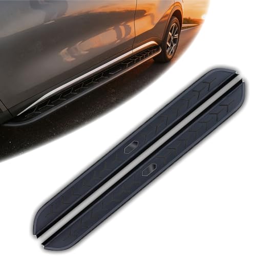 Estribos laterales aluminio negro para VW Tiguan 2025-2026 miniatura 1