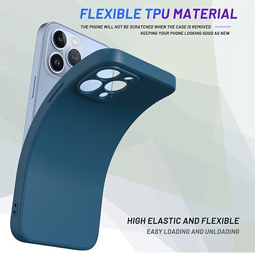 Image of for iPhone 12 Pro Max Case Dark Blue, Scratch Resistant with Soft Touch, Slim Thin Phone Cover for iPhone 12 Pro Max 6.7 inch