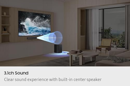 Image of Samsung B-Series Soundbar (HW-B650F), 3.1ch with Built-in Woofer, Voice Enhance & Night Mode, Surround Sound Expansion, Adaptive Sound, Movie & Gaming