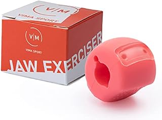Jaw Exerciser Double Chin Reducer | Jawline Exerciser Chew | Jaw Trainer | Face Slimmer | Jawline Shaper | Neck Trainer | Anti-Aging Woman & Men (Pink)