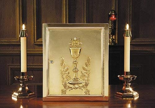 Chalice/Host Brass Tabernacle