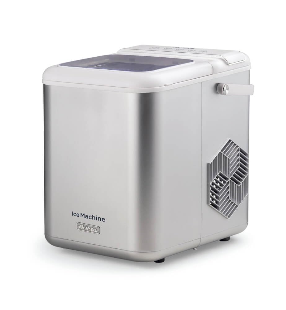 Ariete 651 Ice Machine, Macchine per fare il ghiaccio, 9 cubetti di ghiaccio in 6 minuti, 1,4L, Cubetti grandi e piccoli, Funzione autopulizia