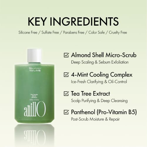Image of ANILLO Vitamin C Shampoo for Oily Scalp, Lime Sunday Clarifying,15.22 fl oz