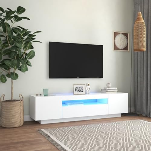 Ampio Spazio di Archiviazione: Include ampio spazio per tenere in ordine il lettore DVD, la console di gioco, il dispositivo di streaming e i supporti multimediali.