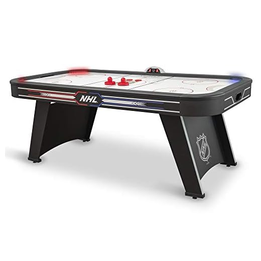 EastPoint Sports NHL Air Hockey Game Tables by EastPoint Sports - 80" Air Powered Hockey Tables with Interactive Lights, Stadium Sounds, and Automatic Scoring