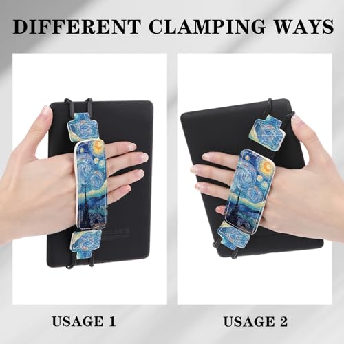 image for Berirexrion Hand Strap Holder for Kindle - Finger Grip for 6-7.5