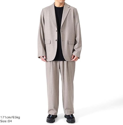 ATON ウールフランネル イージーテーパードパンツ WOOL FLANNEL EASY TAPERED PANTS - WUNDER