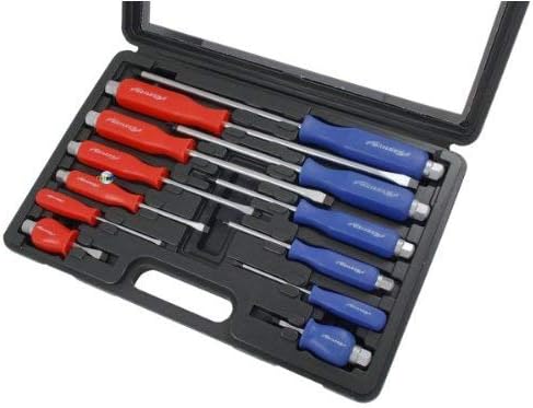 Neilsen CT1506-12pc Pound Thru Screwdriver Set including Slotted and Pozi Drive Sizes, Supplied in Blow Mould Case - Image 3