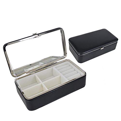 Nbg 5 Rejillas Caja de Almacenamiento Reloj de Cuero Caja de Almacenamiento Caja de Embalaje de joyería, B