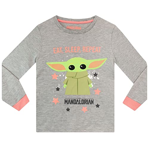 STAR WARS Girls' The Mandalorian Grogu Pajamas2