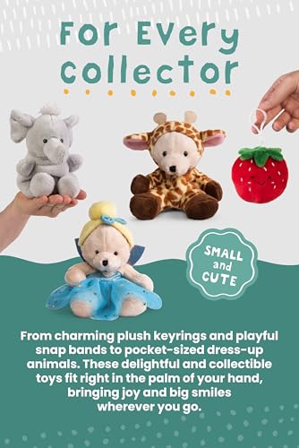 Little Living Nature Snugglies Grauer Französische Bulldogge Plüschtier – Stofftier Geschenk für Kinder, Kuscheliges Hundespielzeug, Frenchie