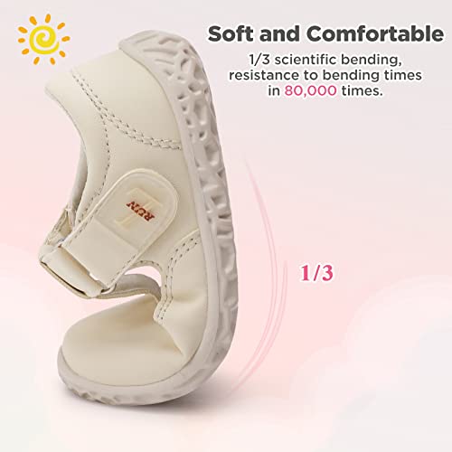 L-Run L-RUN-A0308-BEIGE-132-1 Toddler Mary Jane Shoes Baby Girl Dress Shoes Anti-Slip Walking Shoes Ballet Flats thumb #4