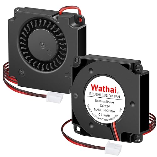 Wathai 4010 12V Centrifugal Fan 40x40x10mm 2-Pack
