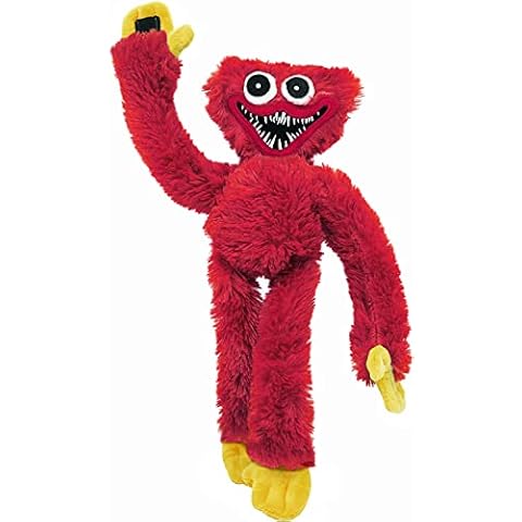 Huggy Wuggy Cuddly Toys, Huggy Wuggy Poppy Playtime, 40 cm Huggy Wuggy Plush Toy, Cute Huggy Wuggy Plush Toy, Great Gift for Children, Poppy Playtime Gaming Fans (Red) Cover
