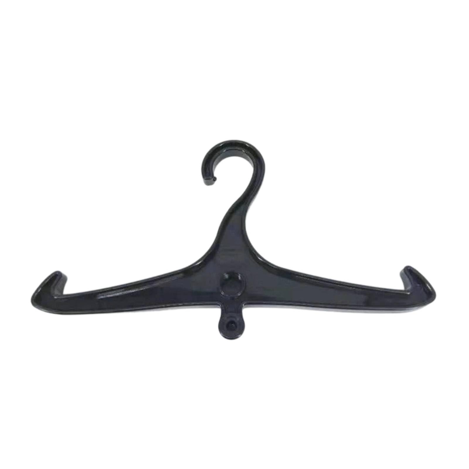 Percha Plástico Resistente Colgador Compacta Soporte para istas, Negro, Talla Única