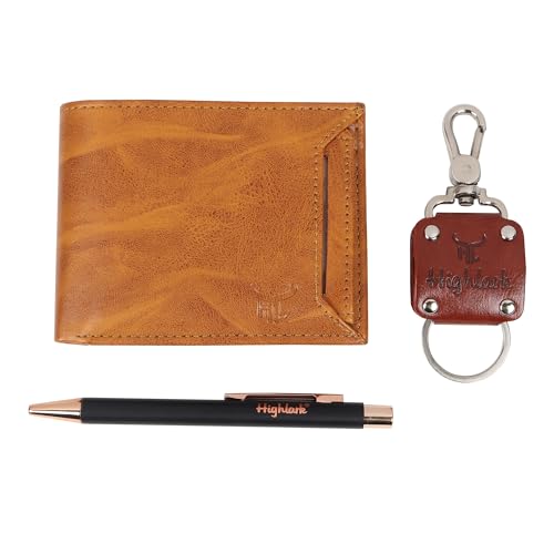 Image of Gift Hamper for Men I Wallet, Keychain & Pen Combo Gift Set I Gift for Everyone & Every Occasions