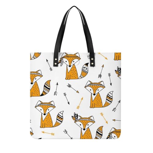 Sac à bandoulière renard ethnique idéal pour vos week-ends et journées shopping en ville
