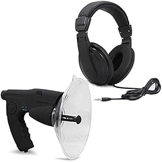 CozyHomelover Portable Parabolic Microphone Monocular Bionic Ear for Long Range Listening Up To