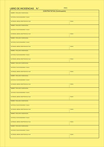 PAQ, 3 Bücher für Sicherheit und Gesundheit, A4, 25 Blatt doppelt belegt und nummeriert.