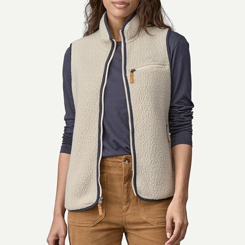 Hixiaohe Womens Sherpa Fleece Vest Casual Warm Sleeveless Fuzzy Vests Lightweight Zip Up Jacket Fall Winter Outerwear Gilet3