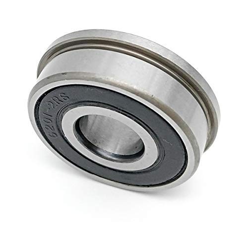 MOCHU F6201 F6201RS F6201-2RS 12x32x10 ABEC-1 MOCHU Flange Bearing Deep Groove Ball Bearing Sealed Ball Bearings