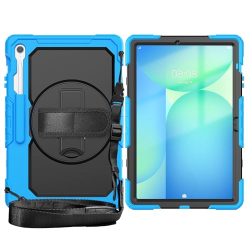 Coque Galaxy Tab S10 FE+ antichoc avec bandoulière pour éviter les chutes
