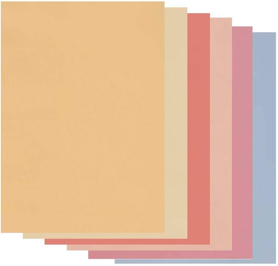 A4 Coloured Parchment Paper - Soft Tones