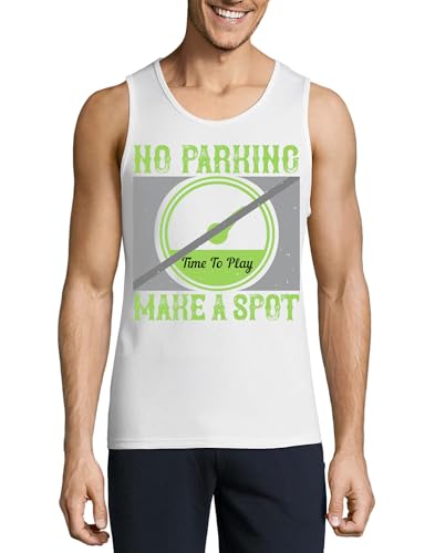 Camiseta sin mangas de algodón No Parking para entrenar y disfrutar del verano libremente