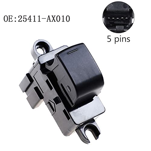 Interrupteur de vitre pour Tiida 25411-AX010 bouton commande électrique - 2