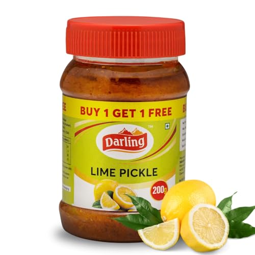 Image of Darling Lemon Pickles 200g (Buy1 & Get 1) (Traditional South Indian Taste | Authentic Lemon Achar | No Added Colours & Preservatives)