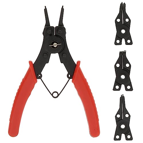 4-teiliges Sicherungsring Zangen Set TE039 - Innen/Außen Zangen 17,8cm